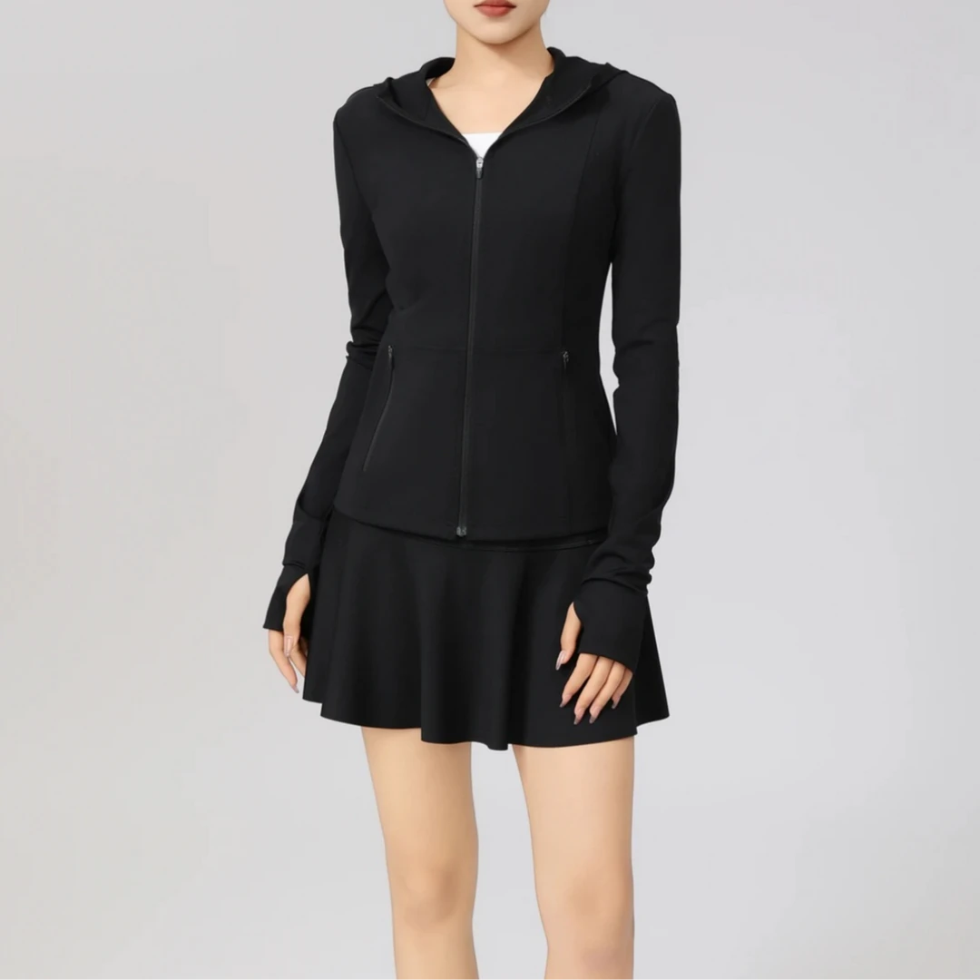 AMASS/阿玛施长袖纯色修身运动外套540062