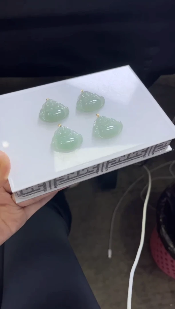 颈饰未镶嵌翡翠T97/多样性发一件/配绳子