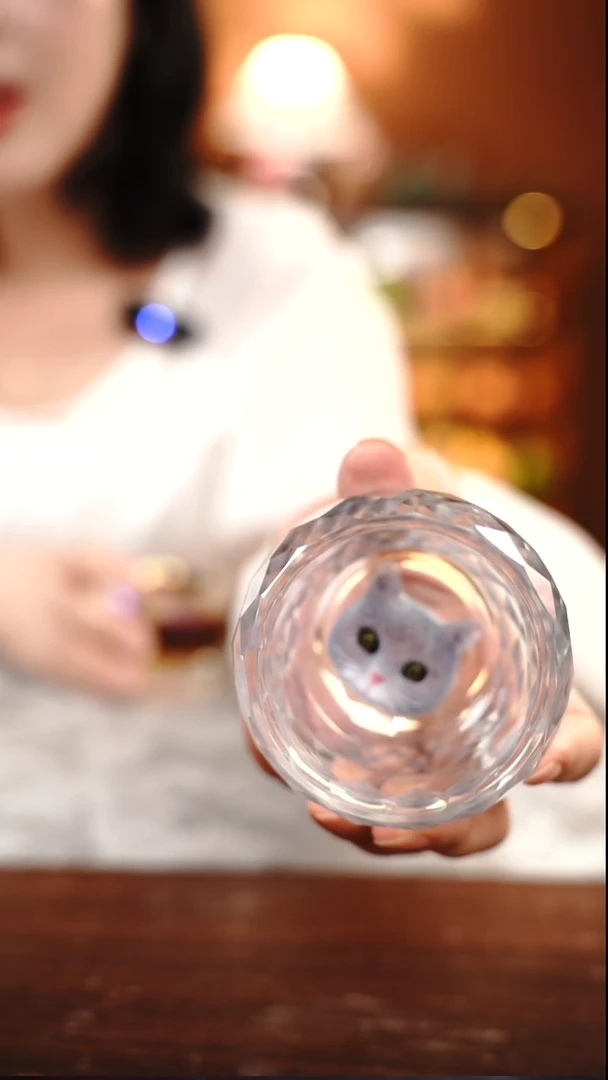 闪购晶喵茶杯灰色