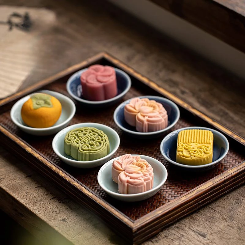 陶瓷小吃碟茶桌点心盘小号茶点盘个性蘸料碟酱油调料碗小味碟子