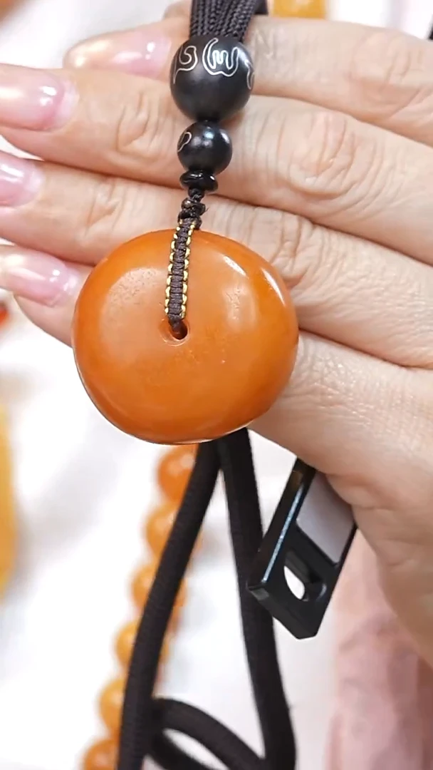 蜜蜡颈饰未镶嵌9607天然蜜蜡珠宝奇石云端妖孽全部保真