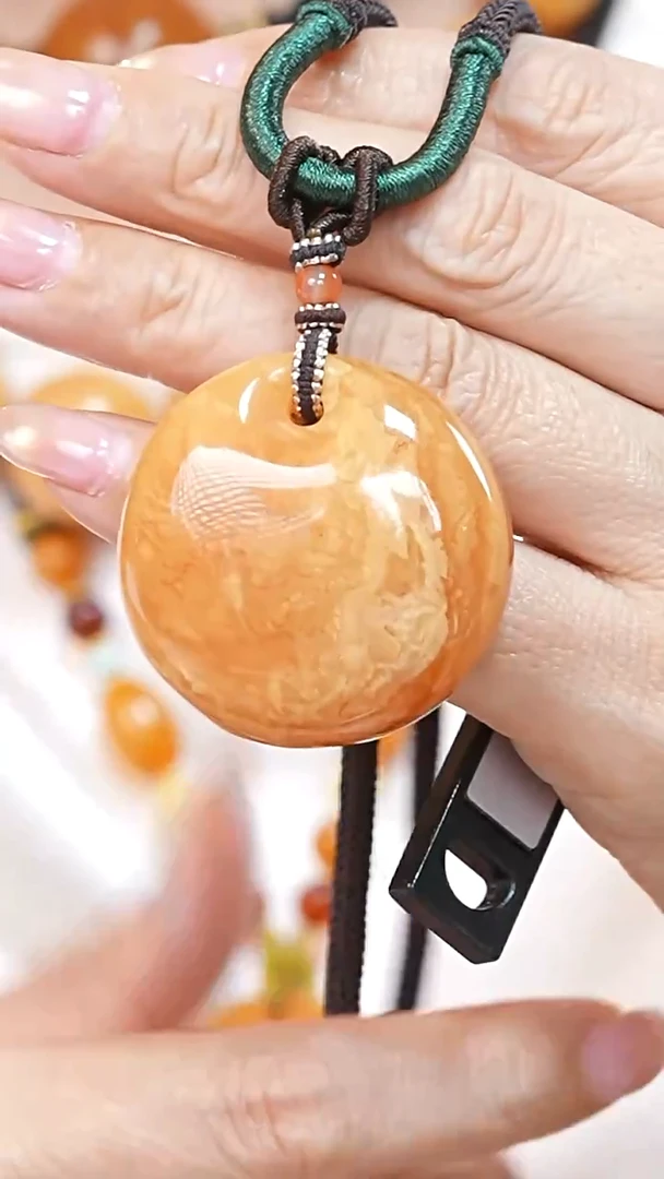 蜜蜡颈饰未镶嵌222  6870天然蜜蜡珠宝奇石云端妖孽全部保真