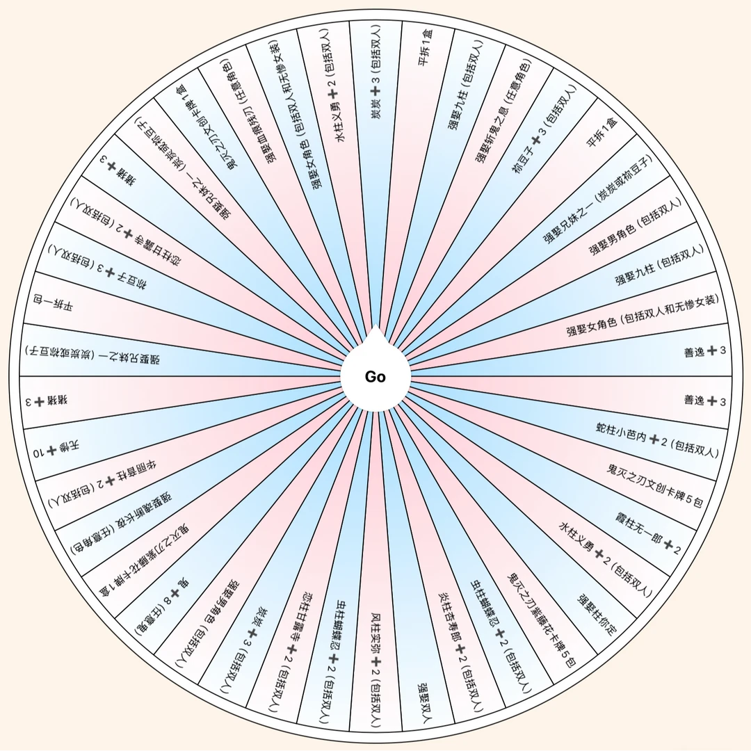 【转盘】鬼灭之刃 吧唧 卡牌