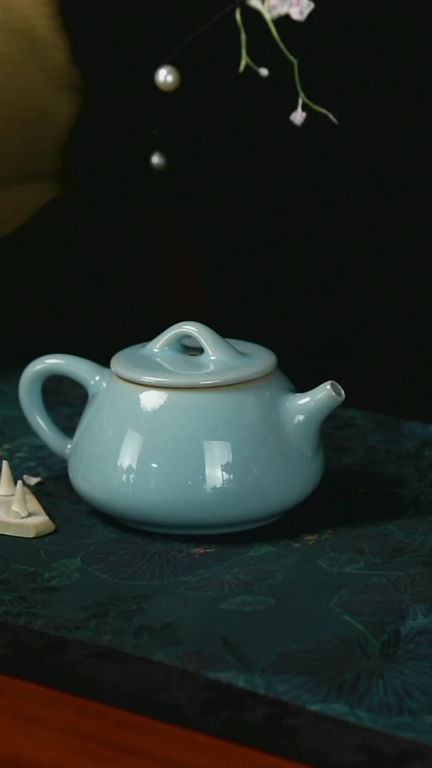 石瓢壶 支钉 开片 一级品  240毫升