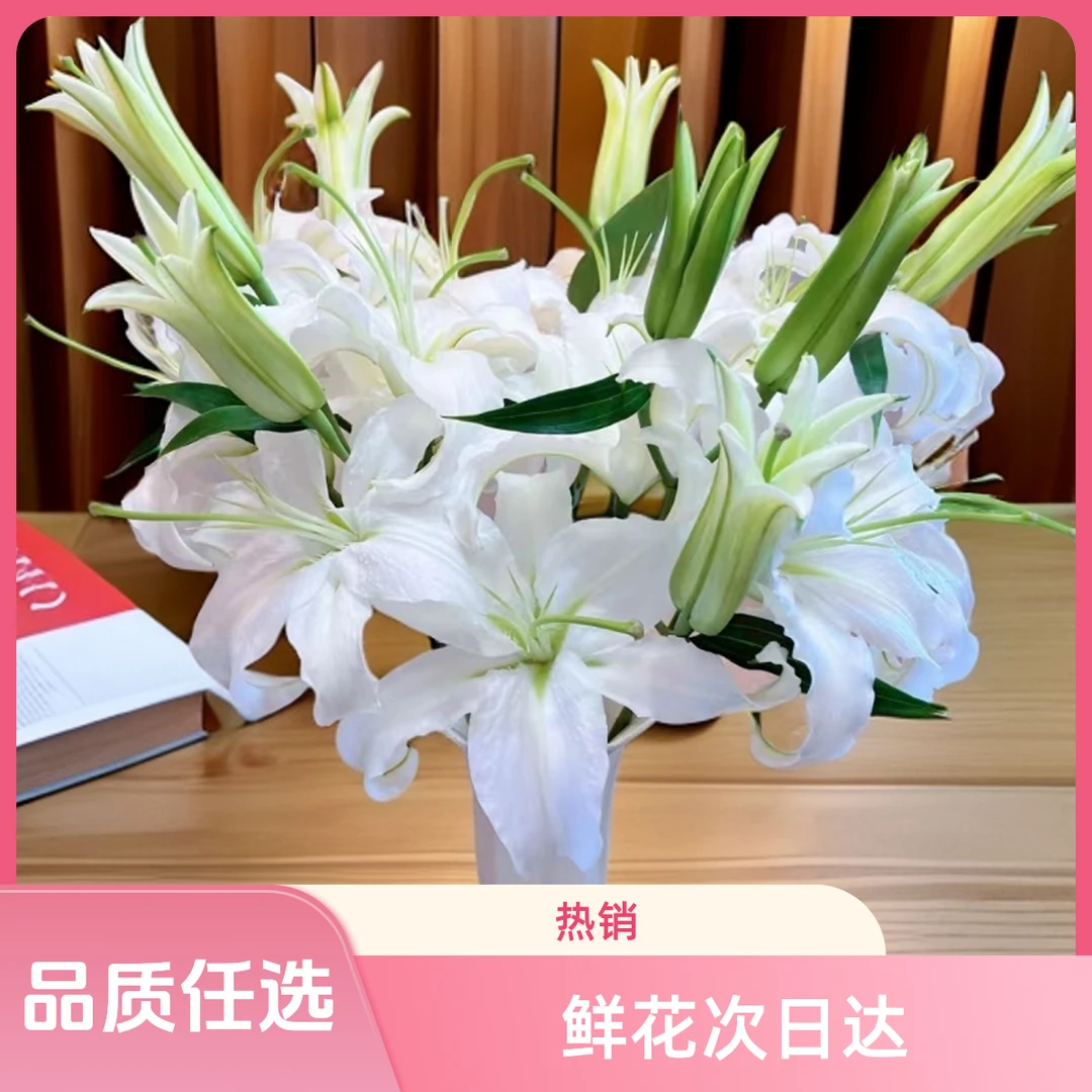 首衡花易购【百合花】鲜花次日达批发直播品质全场任选两单升级顺丰包邮