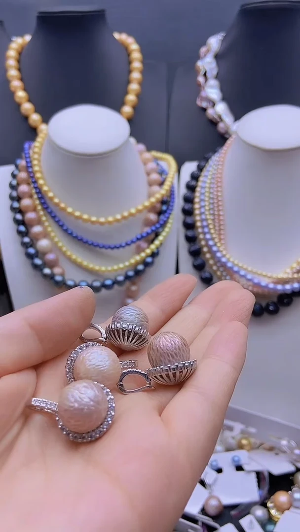 未镶嵌淡水珍珠原创设计4