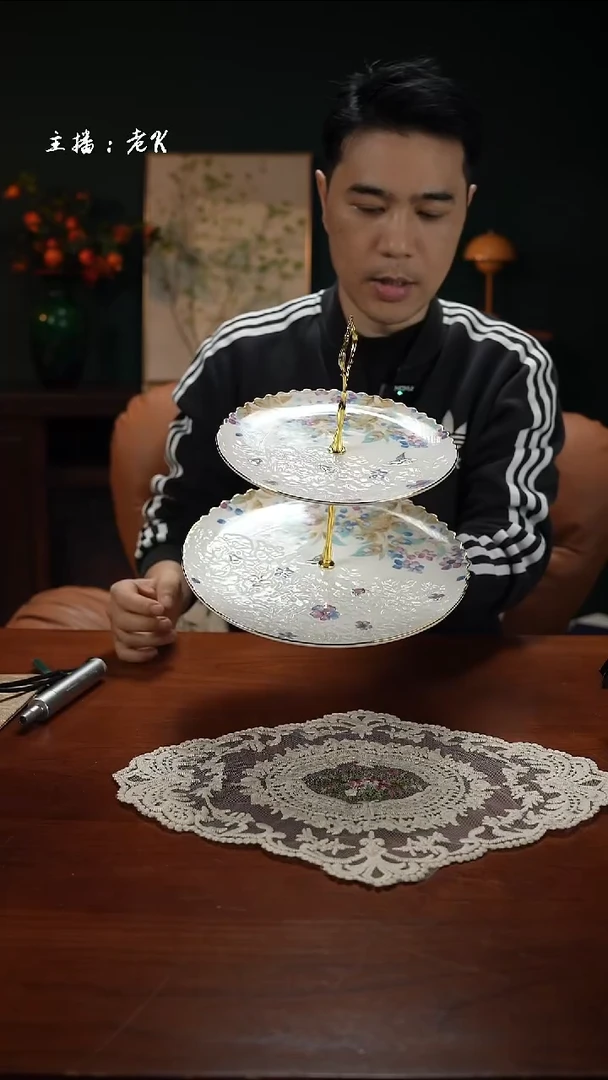 高端礼品（ANNA家）秘密花园系列双层托盘缤纷紫-TY