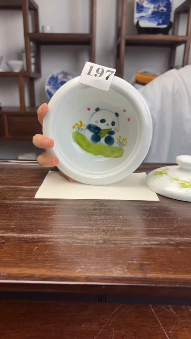 瓷片国韵瓷坊-微瑕手绘电饭锅197