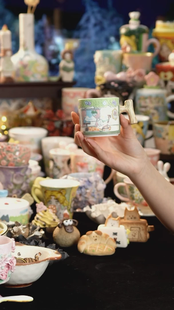 其他陶景德镇釉下彩手绘设计师款陶瓷