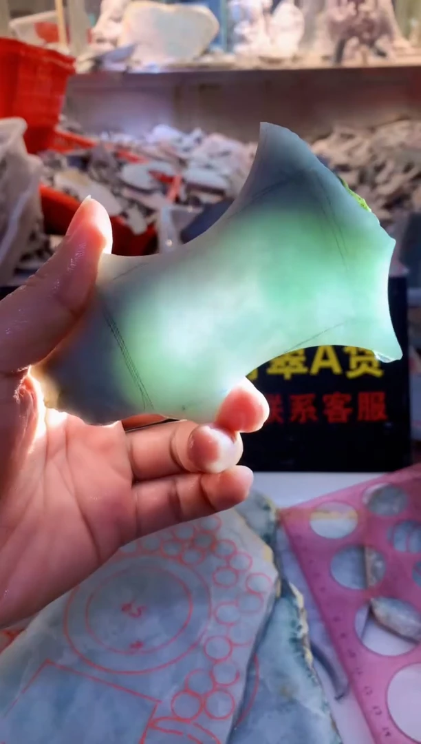 裸石翡翠0朗0翡翠珠宝838