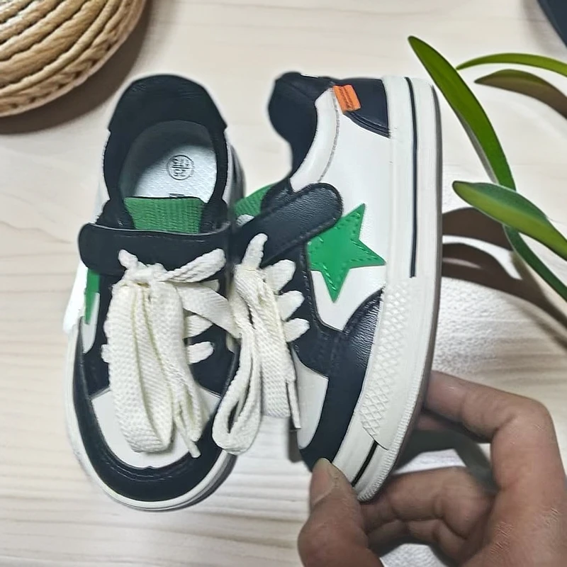 1150儿童鞋子春秋季新款小学生百搭运动鞋软底潮鞋