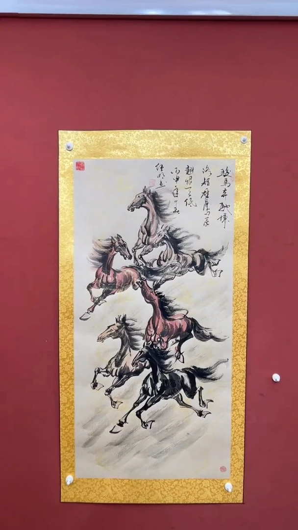 国画老师现场创作  68