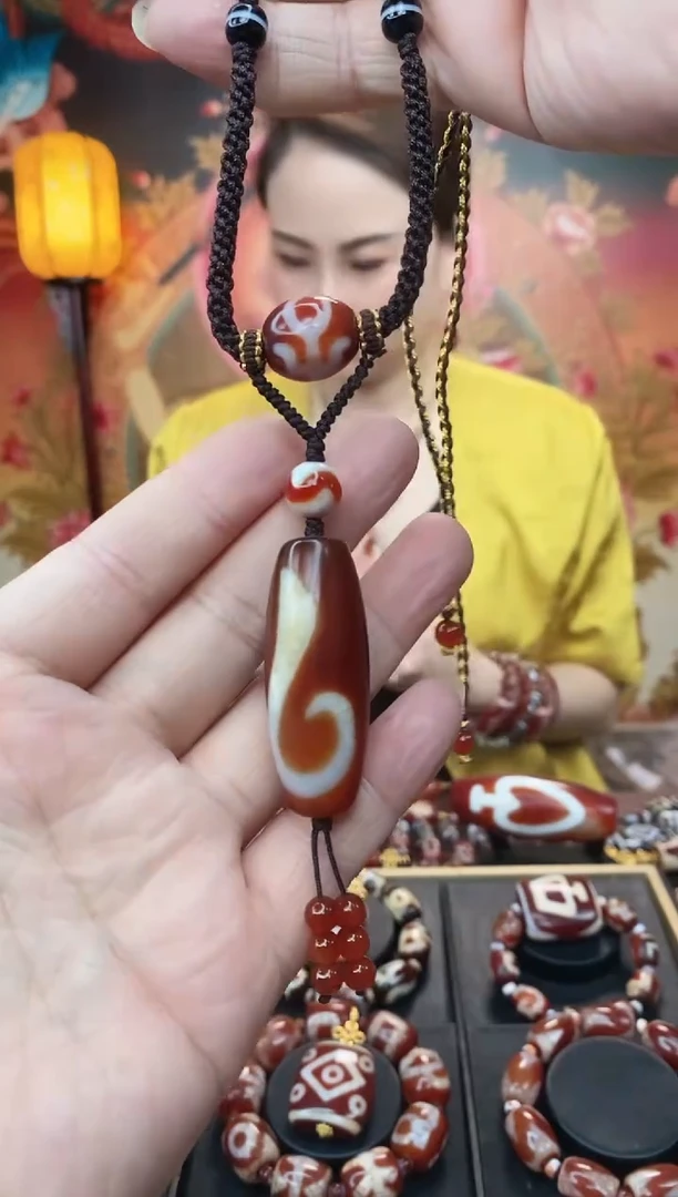 玛瑙/玉髓吊坠未镶嵌玛瑙如意吊坠