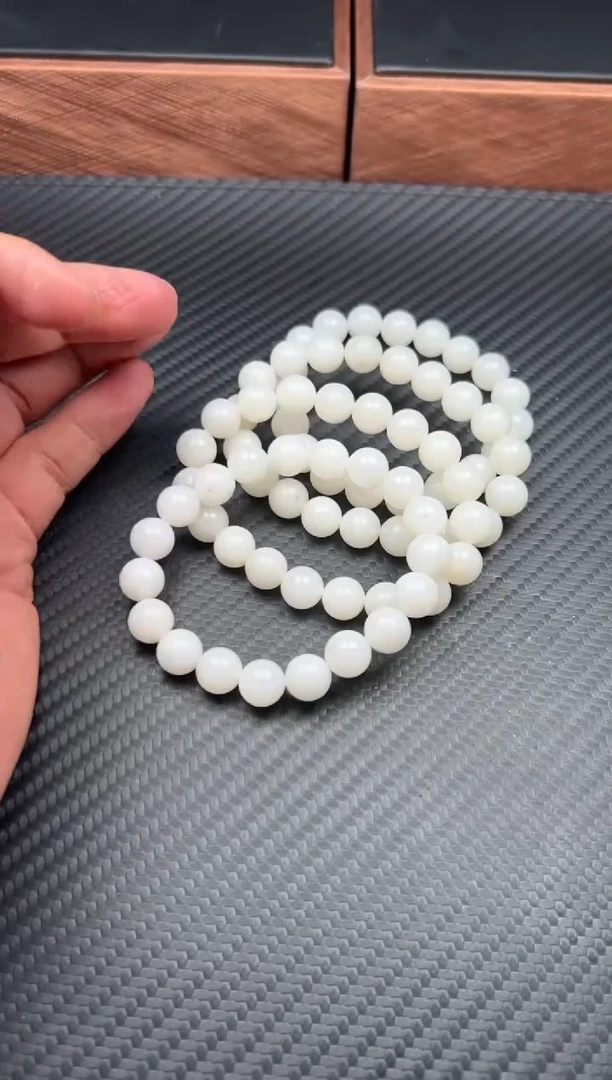 手串未镶嵌和田玉且末天泰微色差卡10LJKM多样性发货拍一发一