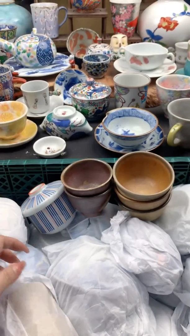 瓷片蒸****王280 号九姑娘工艺品瓷器(碟子2只)