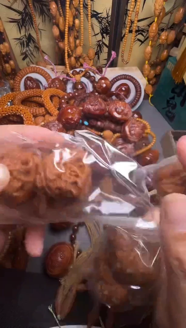 手串橄榄核核桃一对