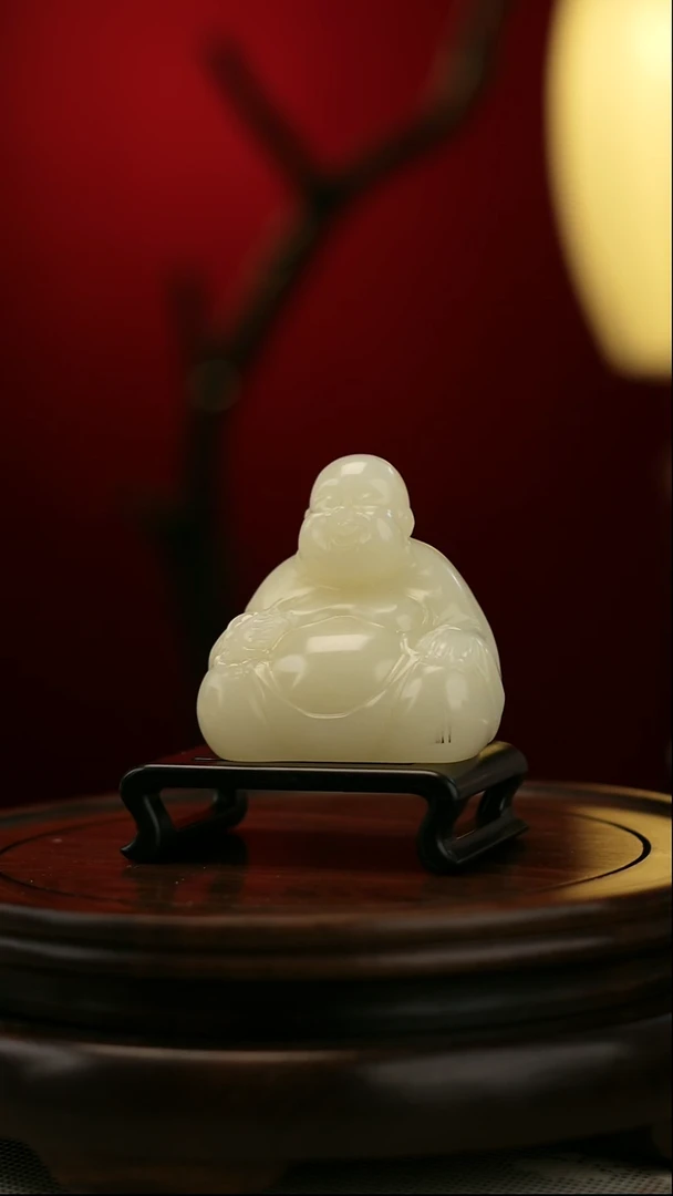 玉【弥勒】天然玉石手把件