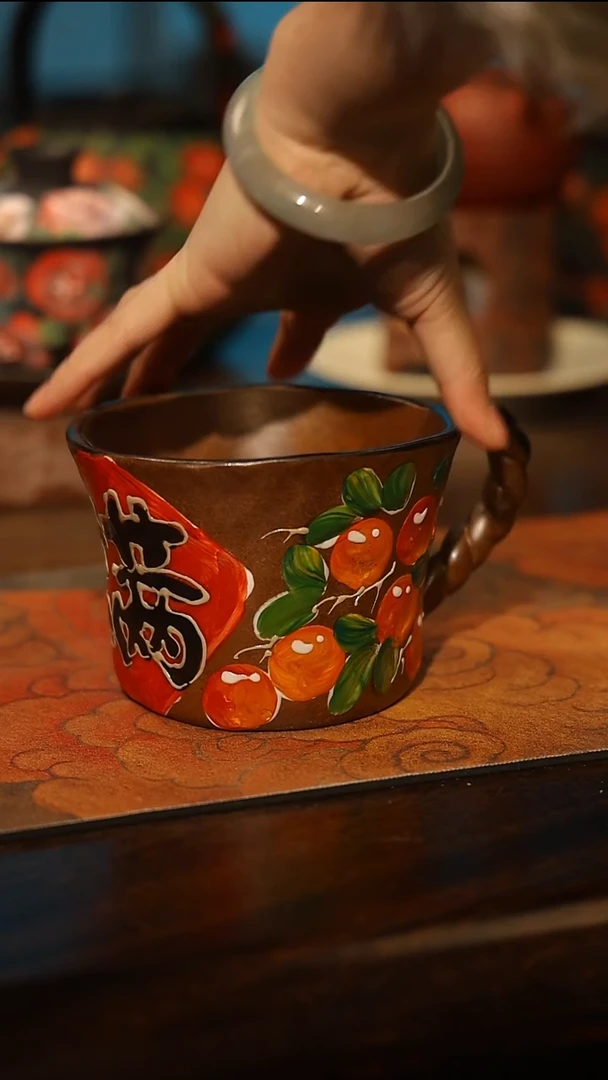 陶瓷景德镇高温釉下彩手工手绘款式