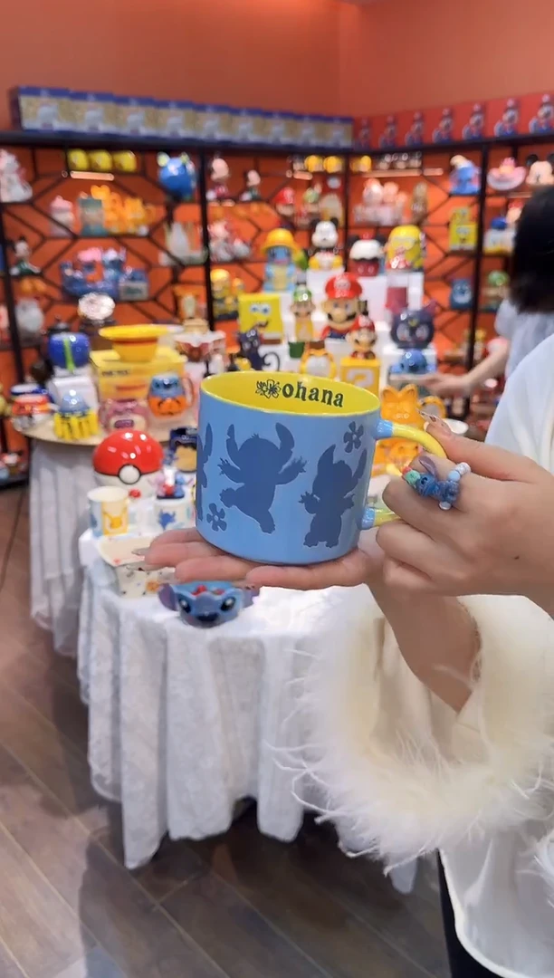 瓷片@@陶瓷杯史迪仔杯子