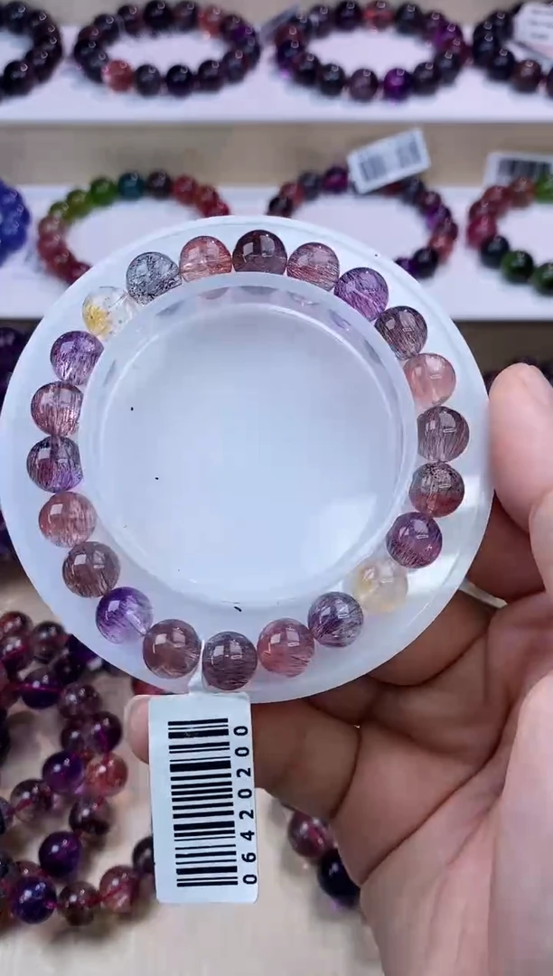 水晶手链未镶嵌仙女超七单圈8m+