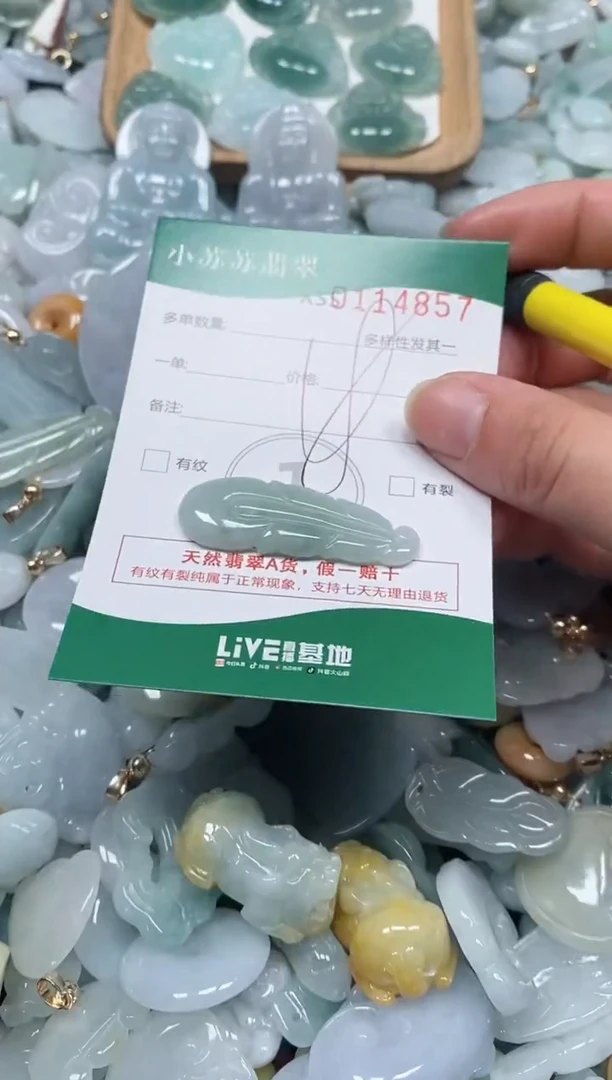 【闪购商品】翡翠颈饰未镶嵌闪购商品0114857