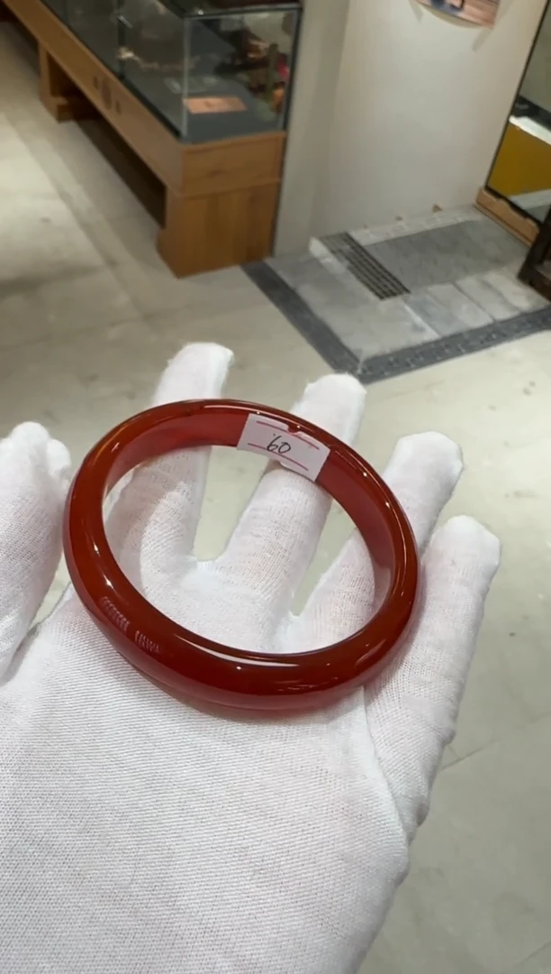 【闪购商品】玛瑙/玉髓手镯未镶嵌手镯60