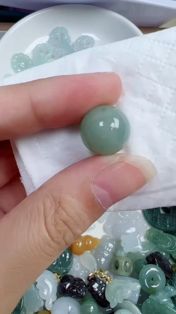 散珠翡翠296号链接，A货翡翠