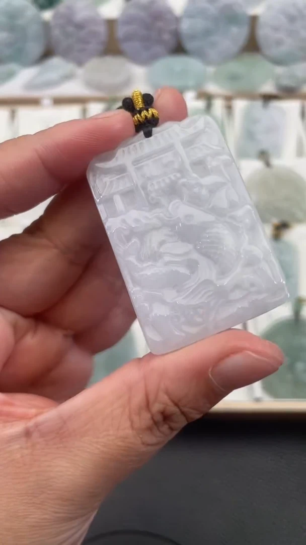 颈饰未镶嵌翡翠天然缅甸翡翠A货264