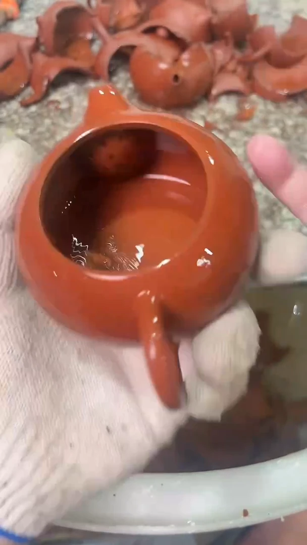 茶壶紫砂凤鸣西施壶 微瑕