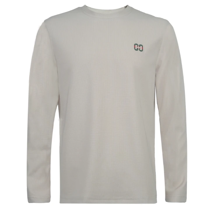 上衣男士长袖圆领轻奢百搭t恤