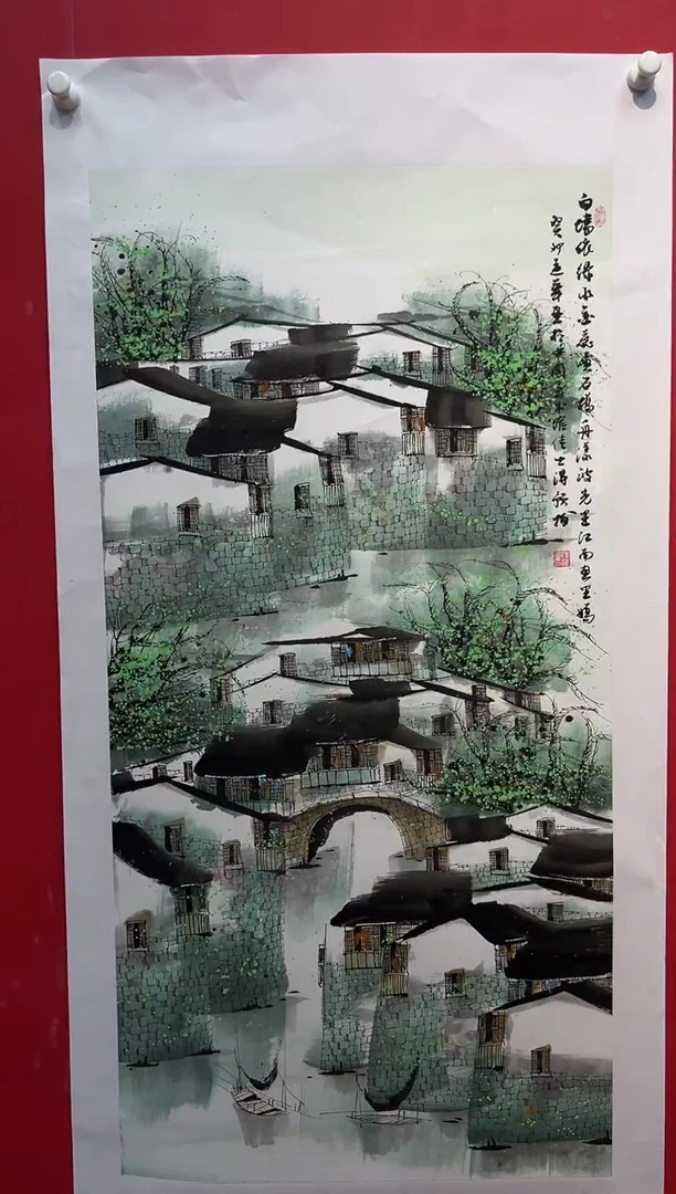 国画画家陆远华纯手绘原作