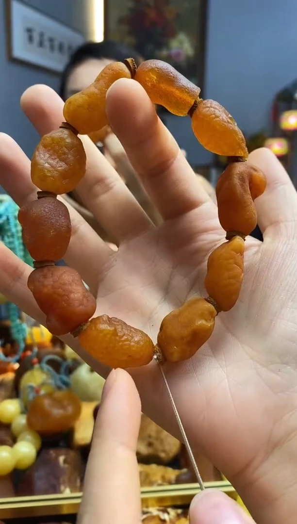 未镶嵌琥珀手串手串