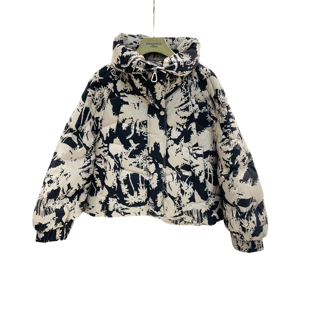 【麦丝】短款小众设计感宽松显瘦立领加厚保暖羽绒服外套 ZFH-9995