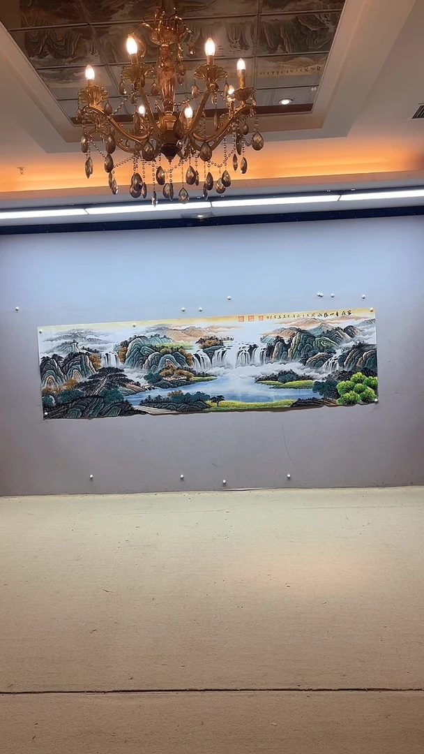 【闪购商品】国画张金专 家在青山绿水间