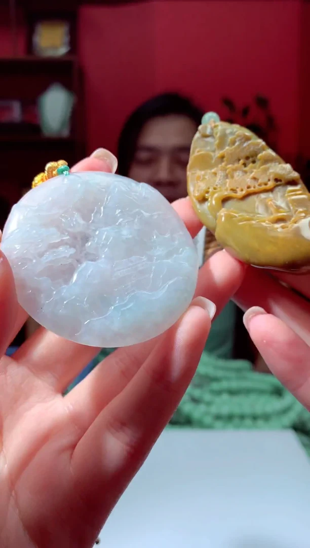 吊坠(不含链)未镶嵌翡翠天然翡翠A货20