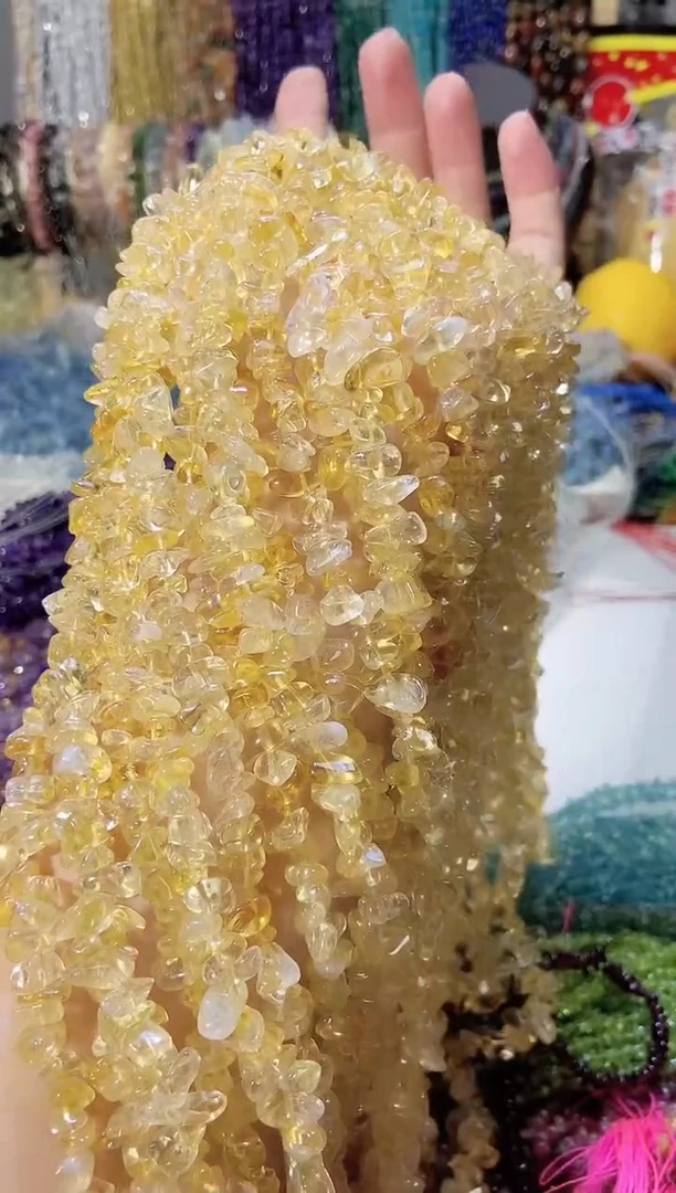 未镶嵌珠宝半成品水晶aaa黄水晶