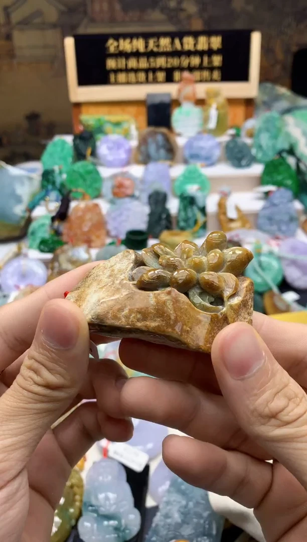 颈饰未镶嵌翡翠天然A货翡翠