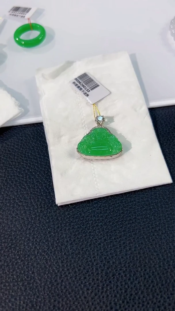 颈饰未镶嵌翡翠 缅料A货/支持复检/一件