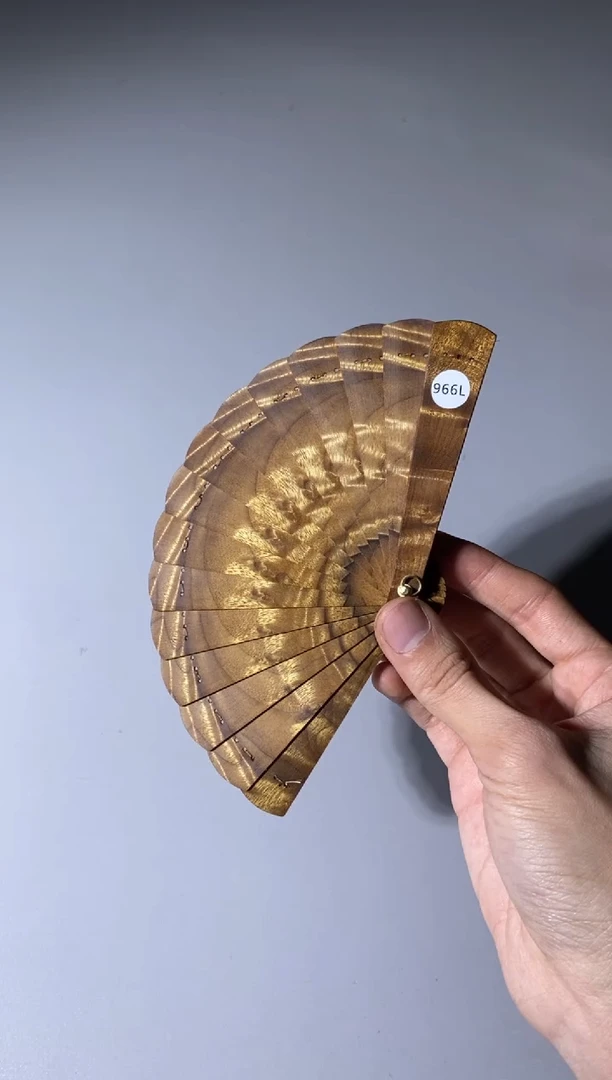 【闪购商品】金丝楠966号10cm金丝楠迷你扇