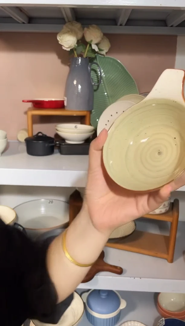 瓷微瑕（1个装）手柄小碗