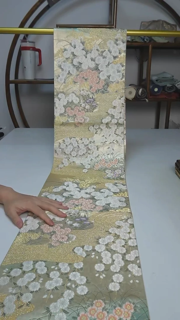 织绣29西阵织六通菊花