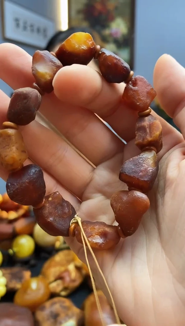 手串琥珀未镶嵌手串