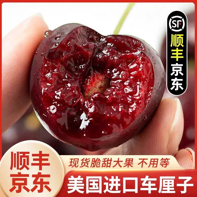 【顺丰/JD】美国正宗车厘子当季脆甜樱桃当季水果坏果包赔S1-2