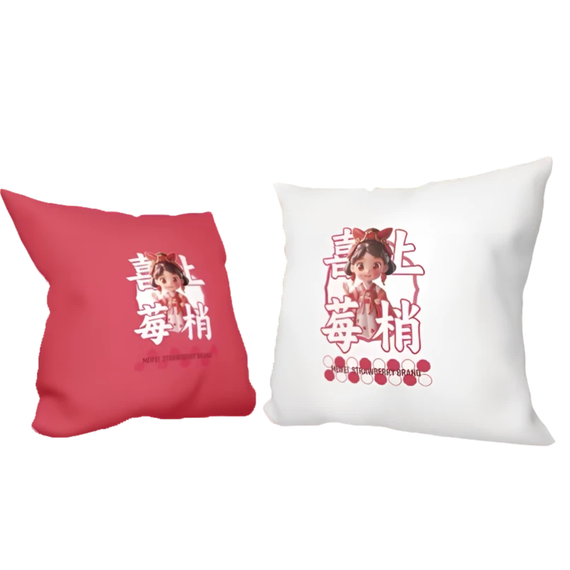 莓小妃直播周边加厚抱枕被子两用可折叠车载办公室沙发冬季靠枕