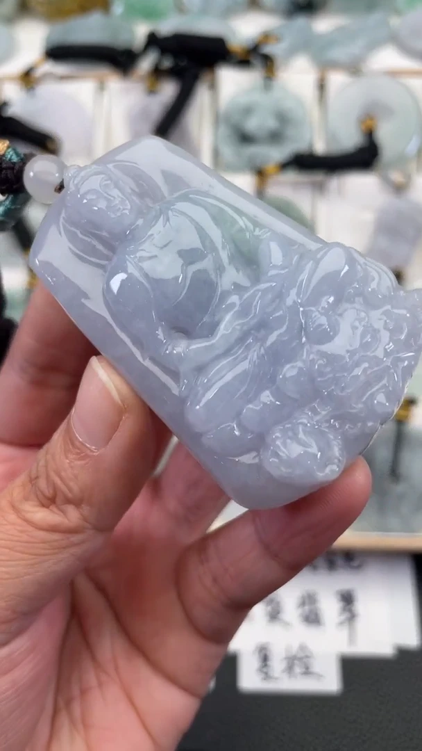 颈饰未镶嵌翡翠天然缅甸翡翠A货405