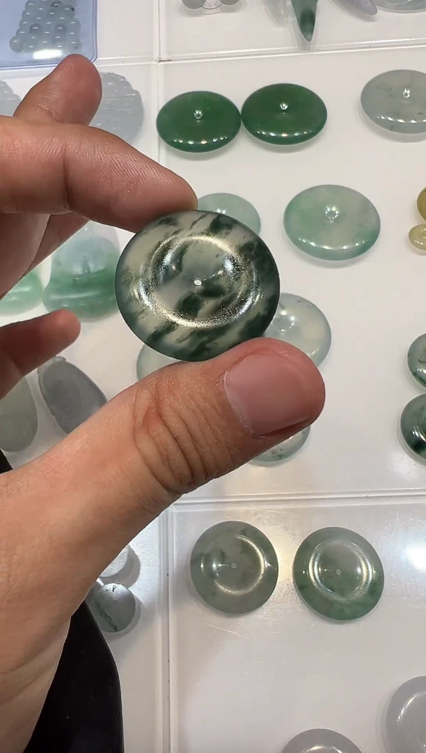 未镶嵌定制翡翠扣子