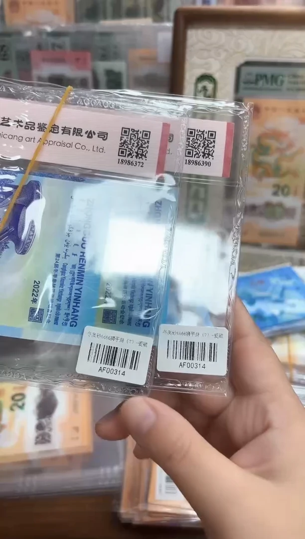 塑料冬奥钞6666狮子身（7）-爱藏