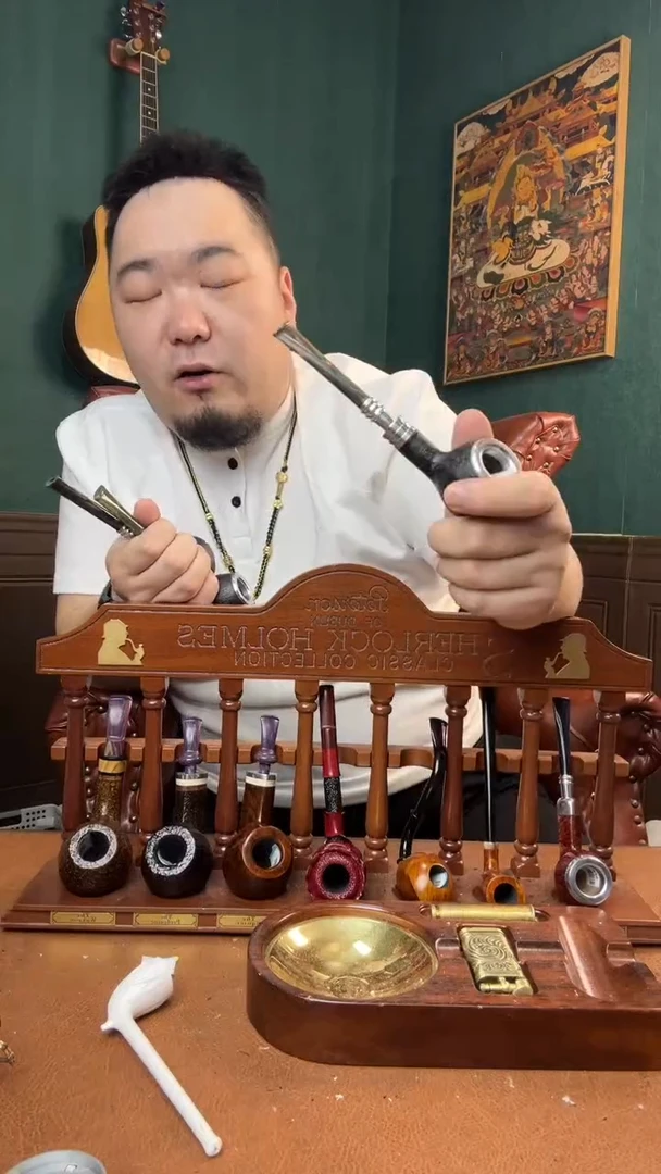 石楠木木雕款意大利进口石楠木烟斗