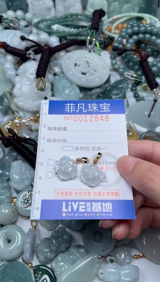 颈饰未镶嵌翡翠12848