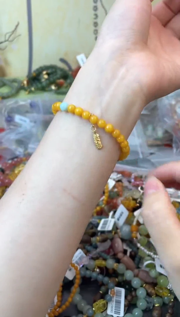 未镶嵌蜜蜡手链171